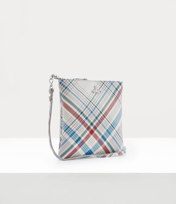 Vivienne Westwood Squire Square Crossbody Bag in madras check